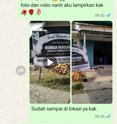 Pengiriman Karangan Bunga Kamasan Klungkung